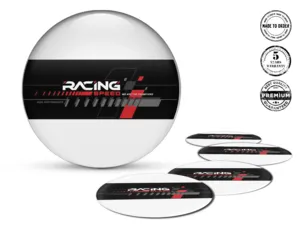 Resin Domed Stickers Advanced Quantum Velocity Core